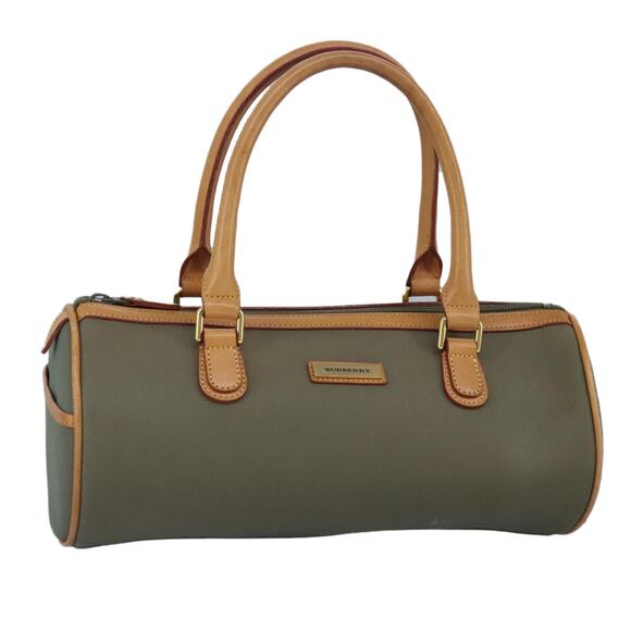 Burberry Hand Bag Nylon Khaki - Picture 1 of 16